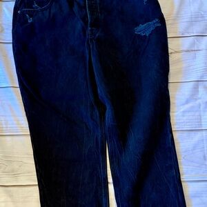 Black Distressed Jeans